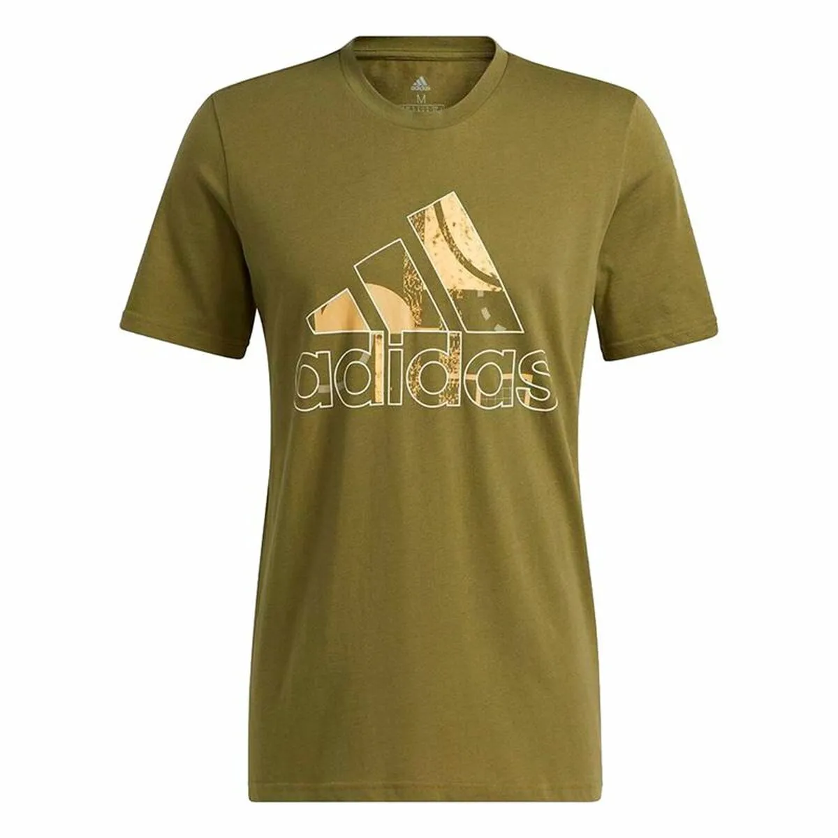 Maglia a Maniche Corte Uomo Adidas Art Bos Graphic Oliva