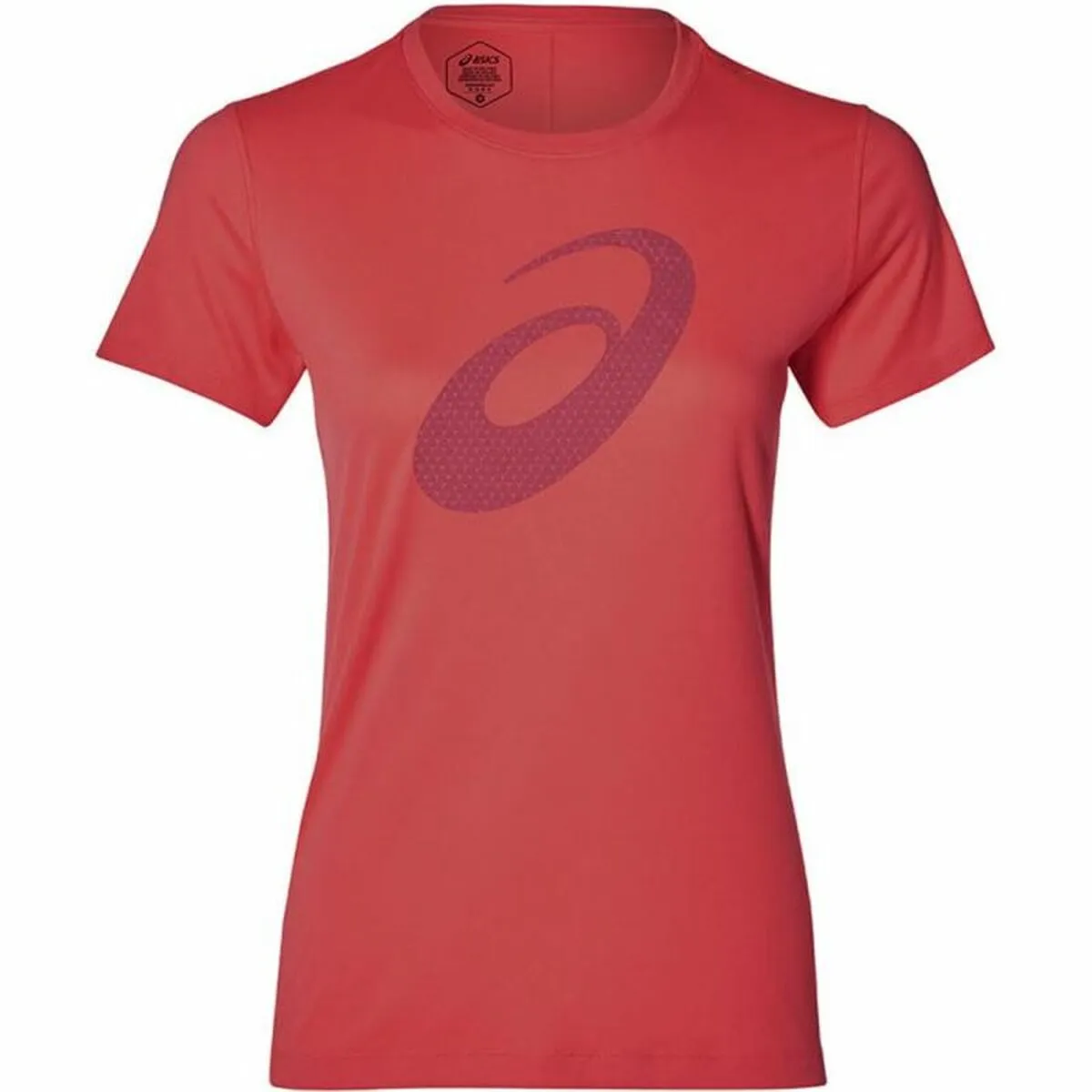 Maglia a Maniche Corte Donna Asics SS Graphic Rosso