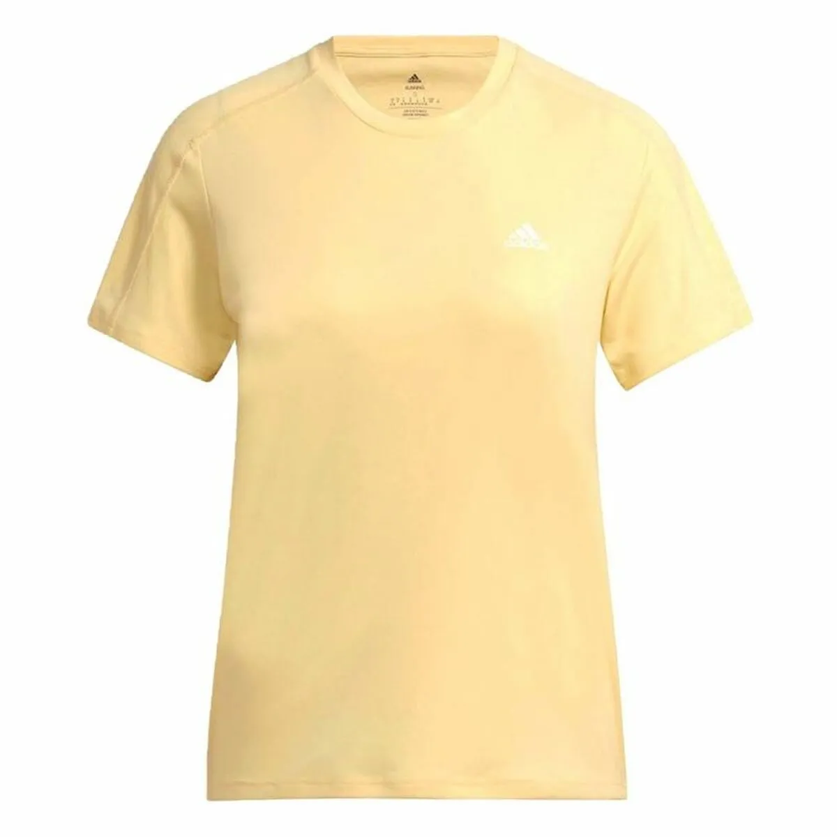 Maglia a Maniche Corte Donna Adidas Run It Giallo