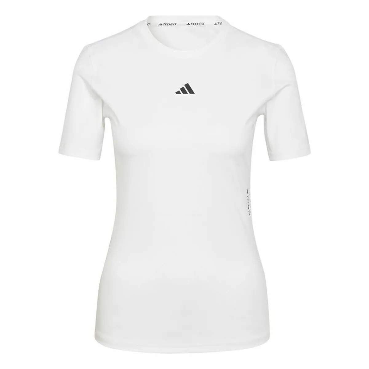 Maglia a Maniche Corte Donna Adidas Techfit Training Bianco