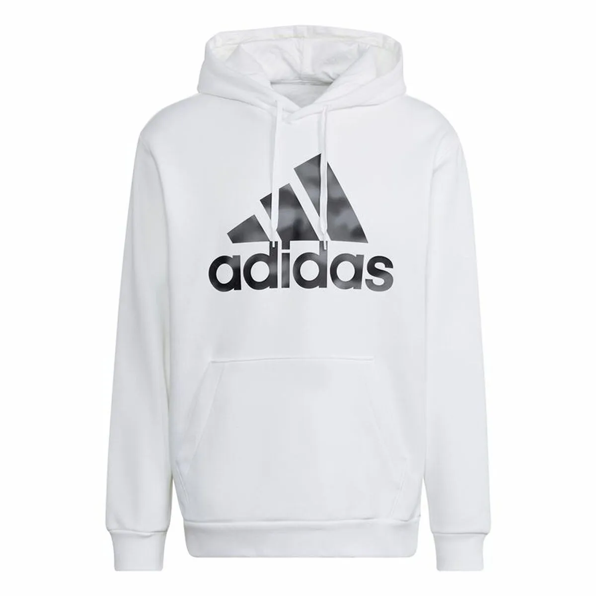 Felpa con Cappuccio Uomo Adidas Essentials Camo Bianco