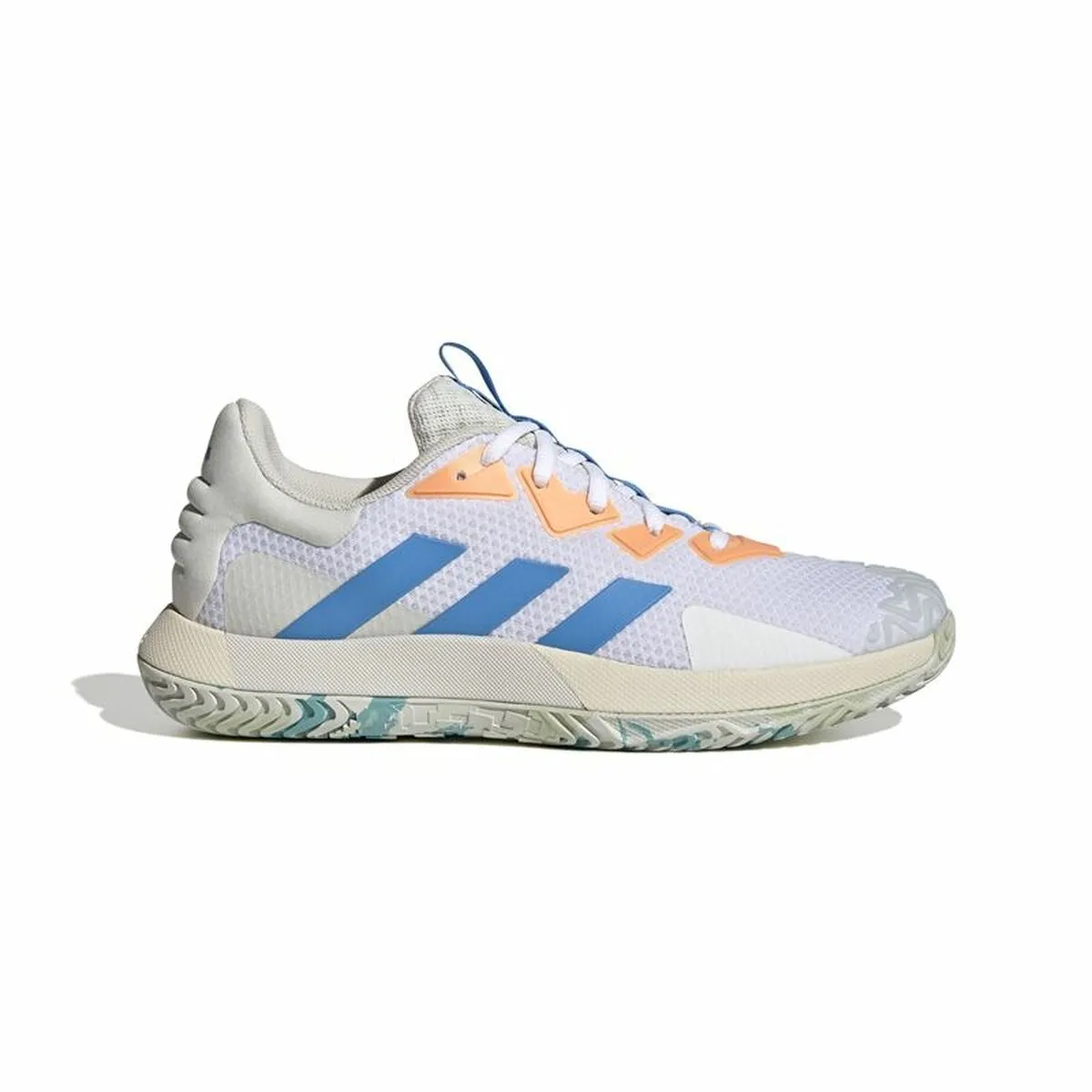 Scarpe da Running per Adulti Adidas SoleMatch Control Bianco Grigio Uomo