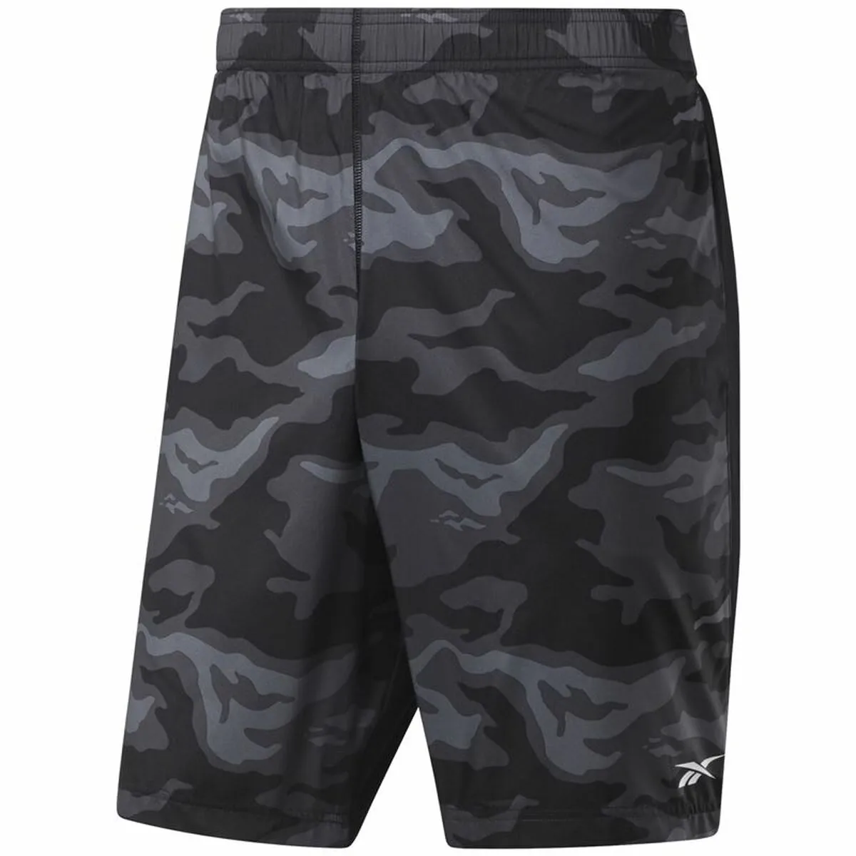 Pantaloni Corti Sportivi da Uomo Reebok Workout Ready Graphic Nero