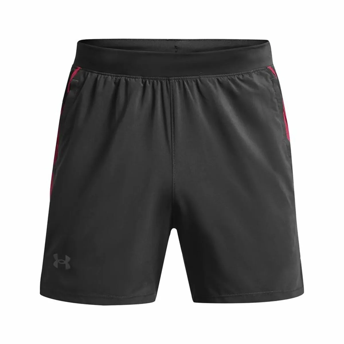 Pantaloni Corti Sportivi da Uomo Under Armour Launch SW Grigio scuro 5"