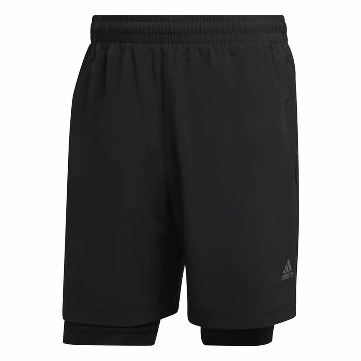 Pantaloni Corti Sportivi da Uomo Adidas HIIT Spin Training Nero