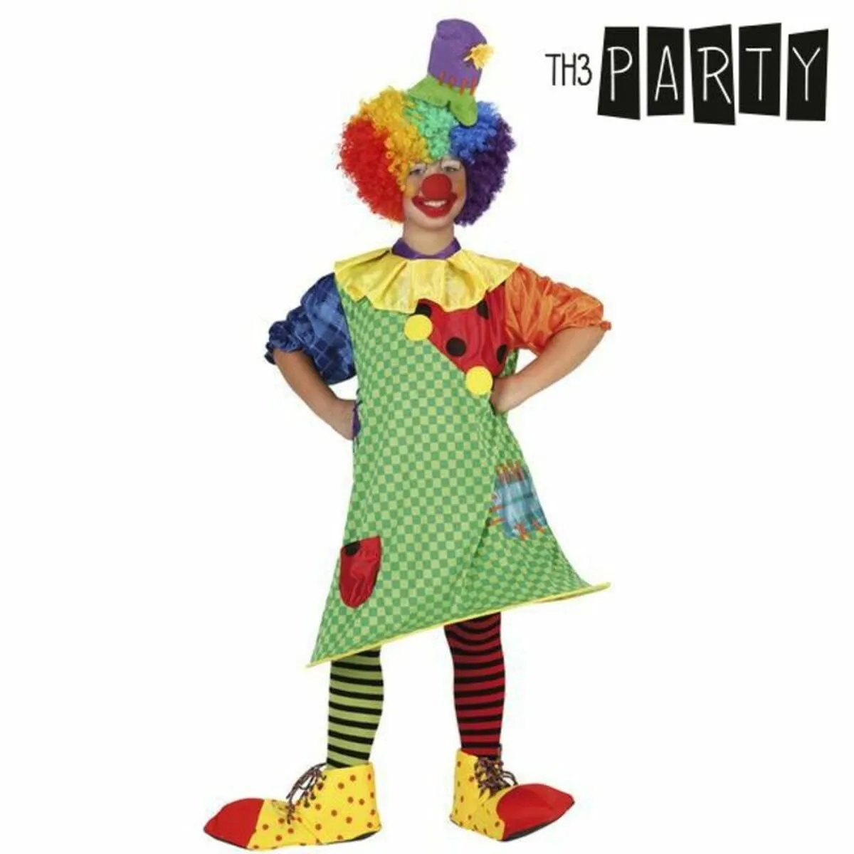 Costume per Bambini Th3 Party Multicolore Circo (2 Pezzi)