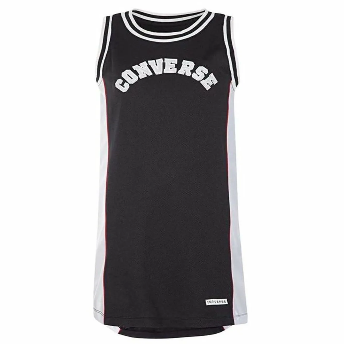 Vestito Converse Basketball Jurk Bambina Nero