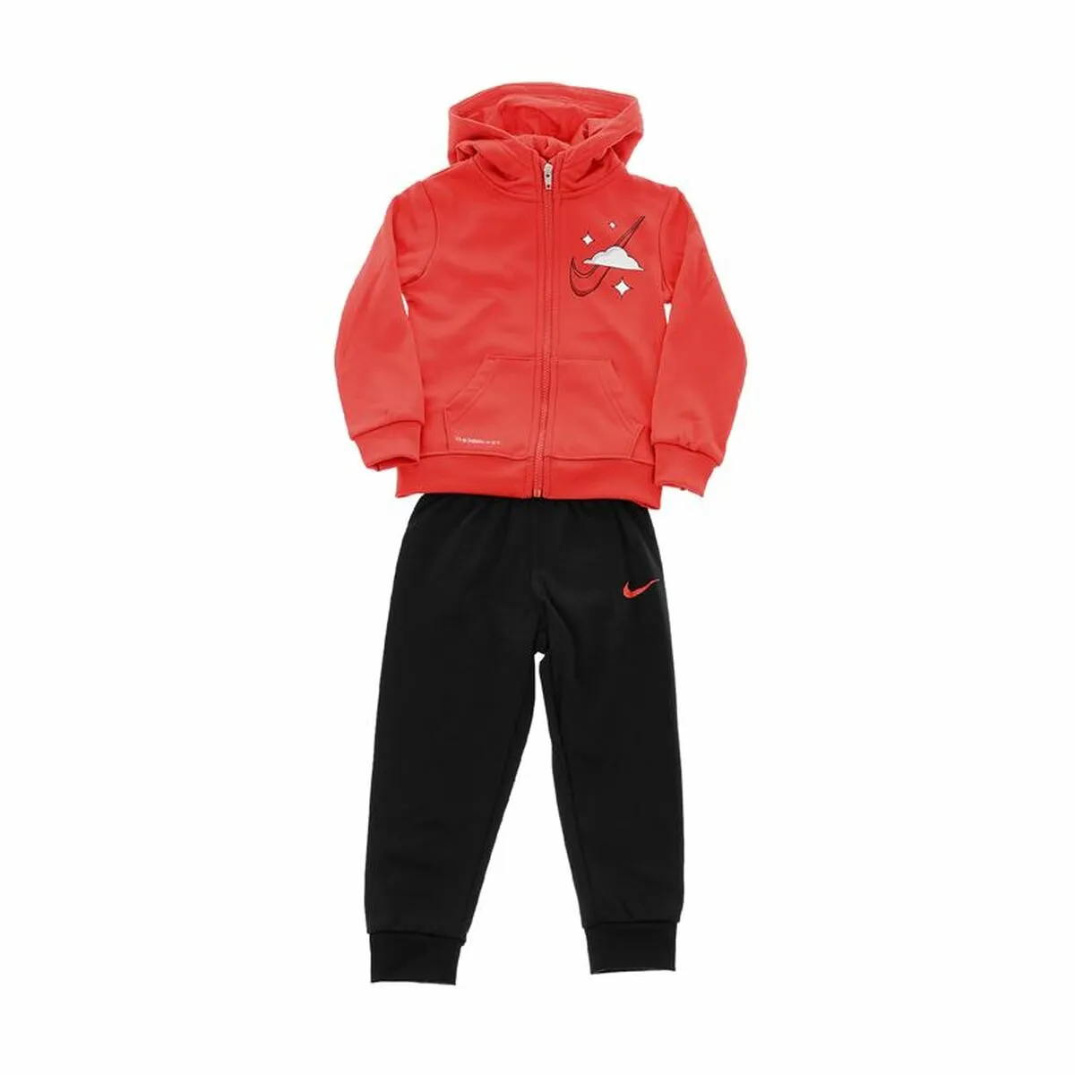 Tuta da Bambini Nike All Day Play Rosso Nero