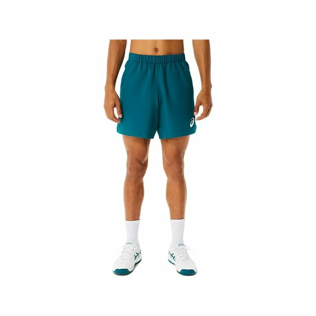 Pantaloni Corti Sportivi da Uomo Asics Match 7IN Ciano