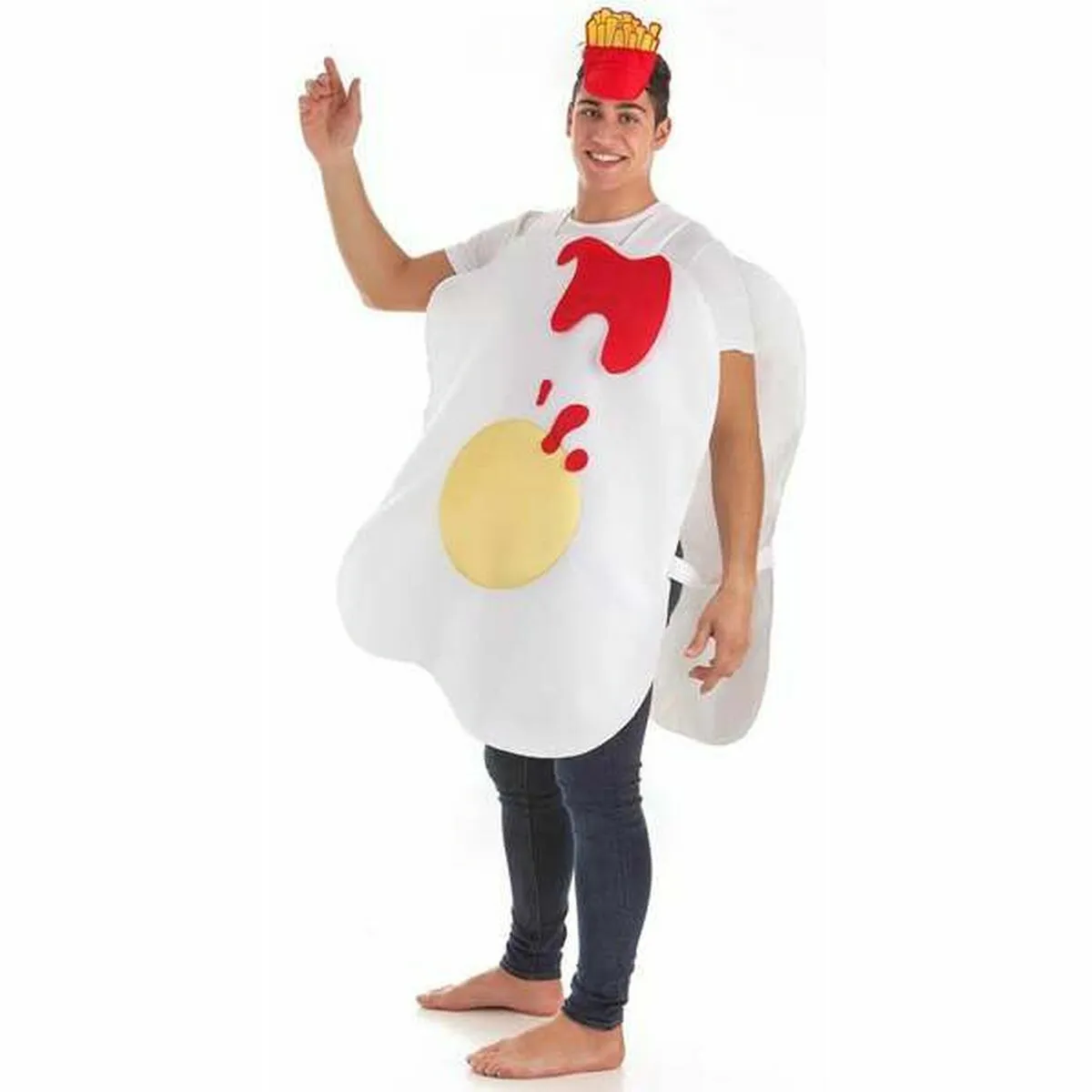 Costume per Adulti Huevo Pomodoro