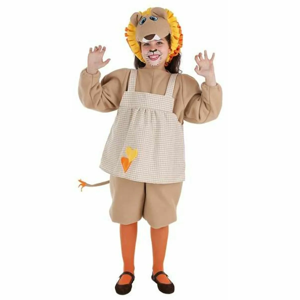 Costume per Bambini Crazy Leone (1 Pezzi)