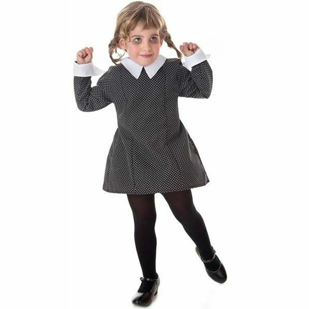 Costume per Bambini Wenesday Topos Nero