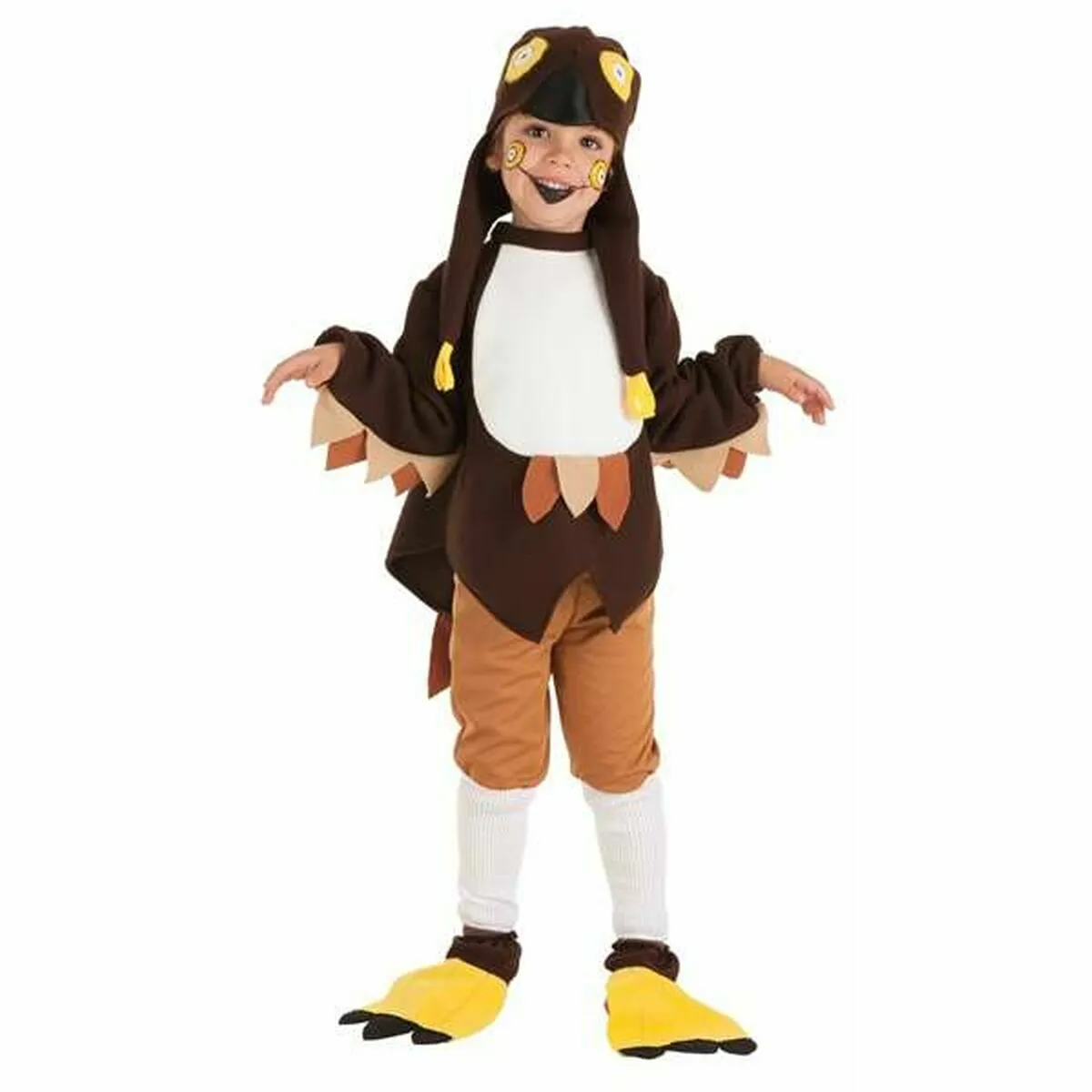 Costume per Bambini Crazy Gufo (4 Pezzi)