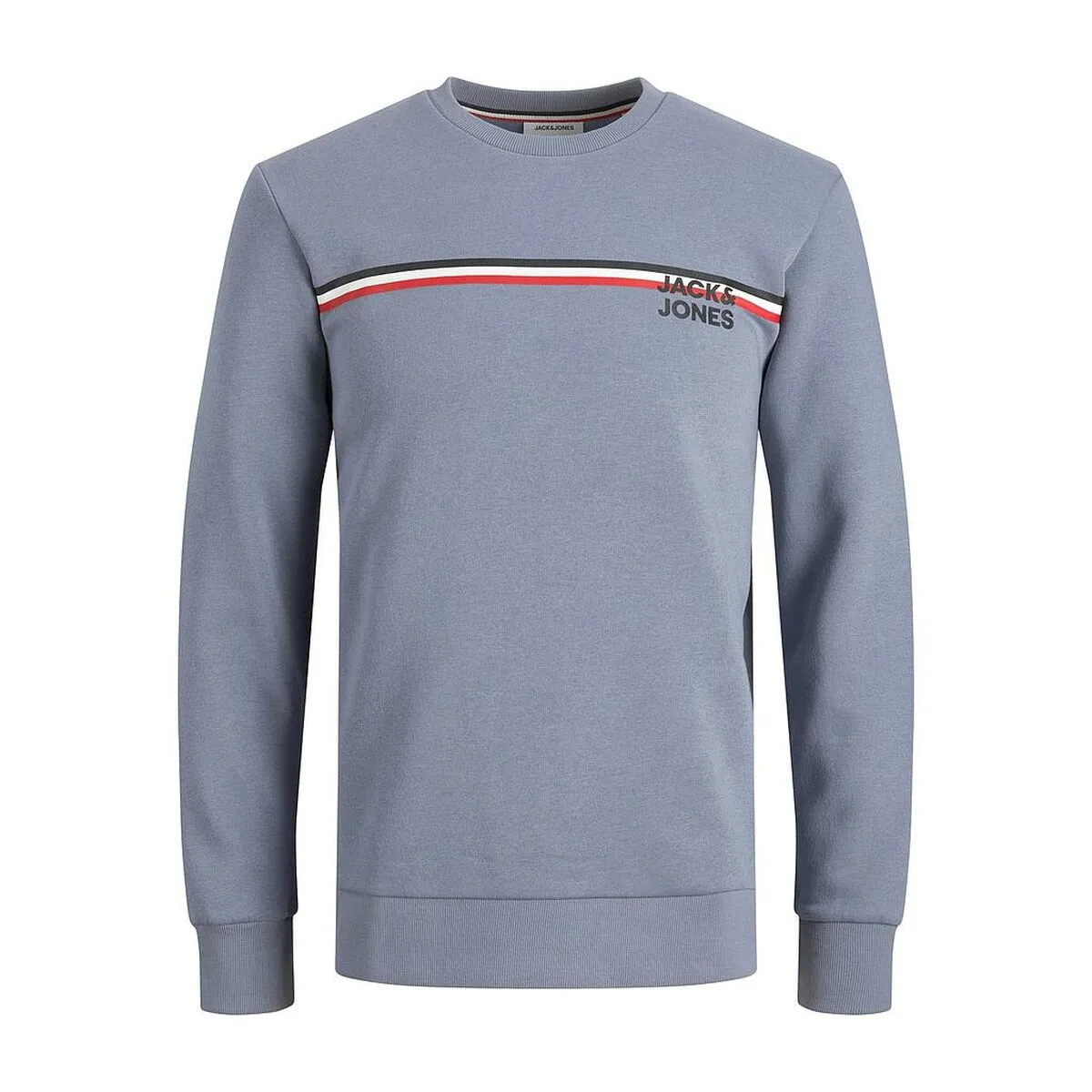 Felpa senza Cappuccio Uomo Jack & Jones  JJATLAS SWEAT CREW NECK 12224602 Azzurro