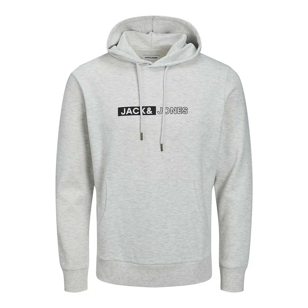 Felpa con Cappuccio Uomo Jack & Jones  JJNEO SWEAT HOOD 12223701 Bianco