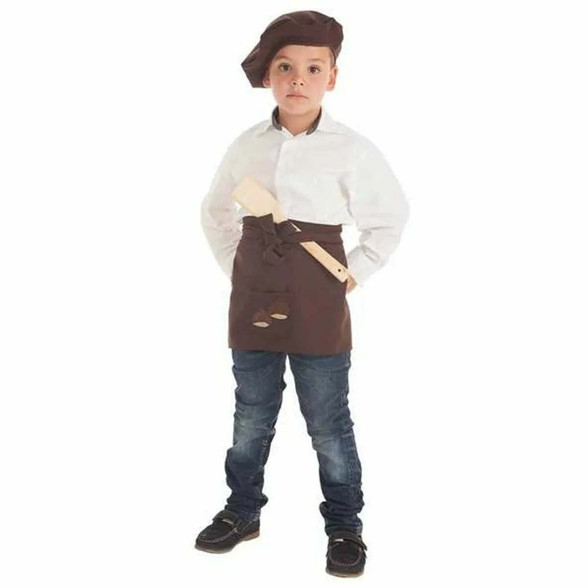 Costume per Bambini Cappello Grembiule Marrone