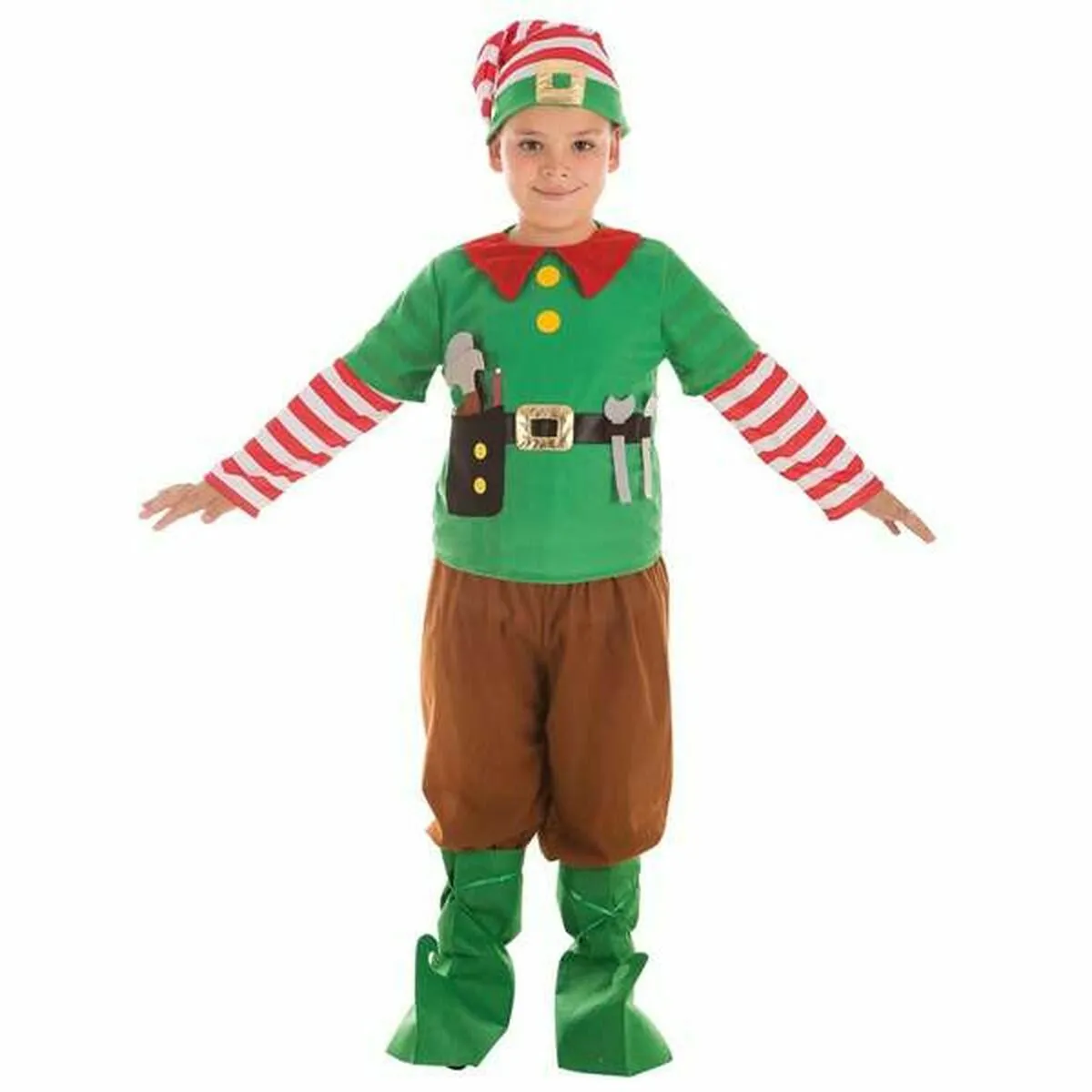 Costume per Bambini Verde Elfo