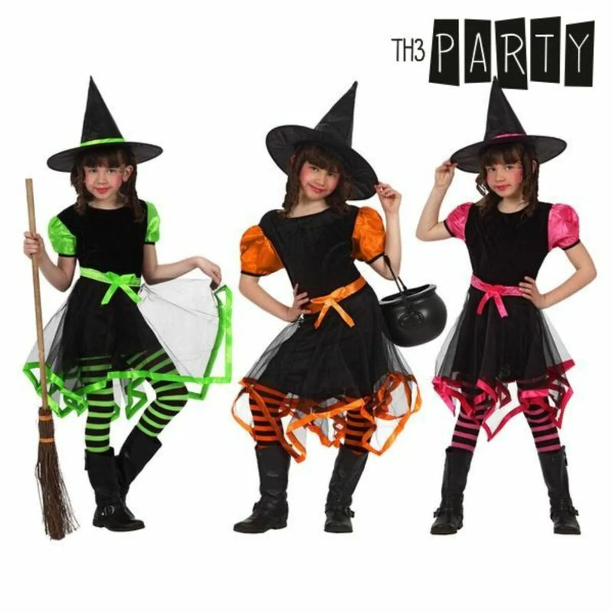 Costume per Bambini Th3 Party Multicolore (2 Unità)