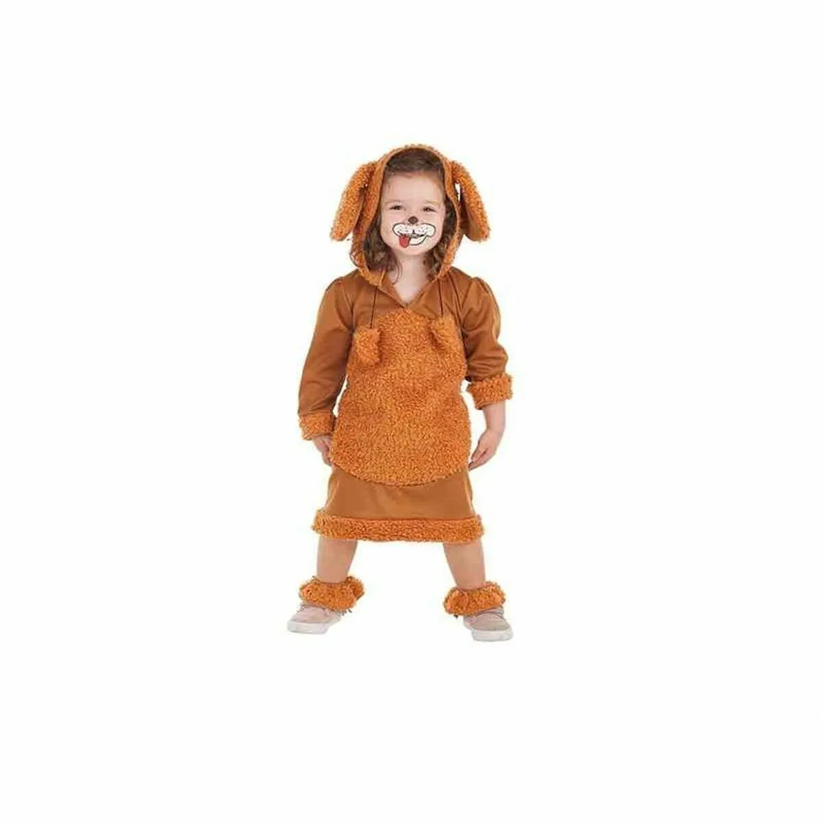 Costume per Bambini Cane con Orecchione (2 Pezzi)