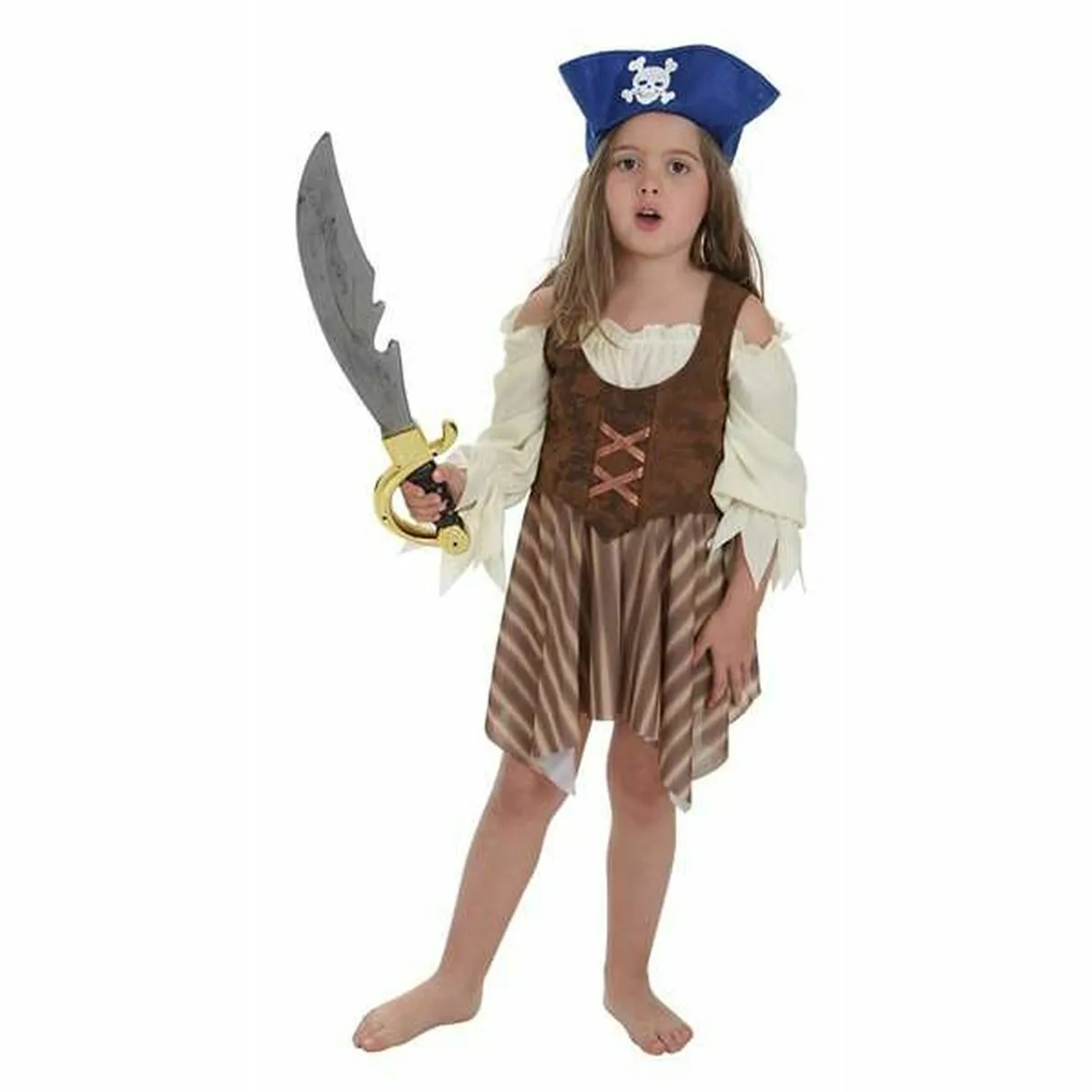 Costume per Bambini Righe Pirata (4 Pezzi)