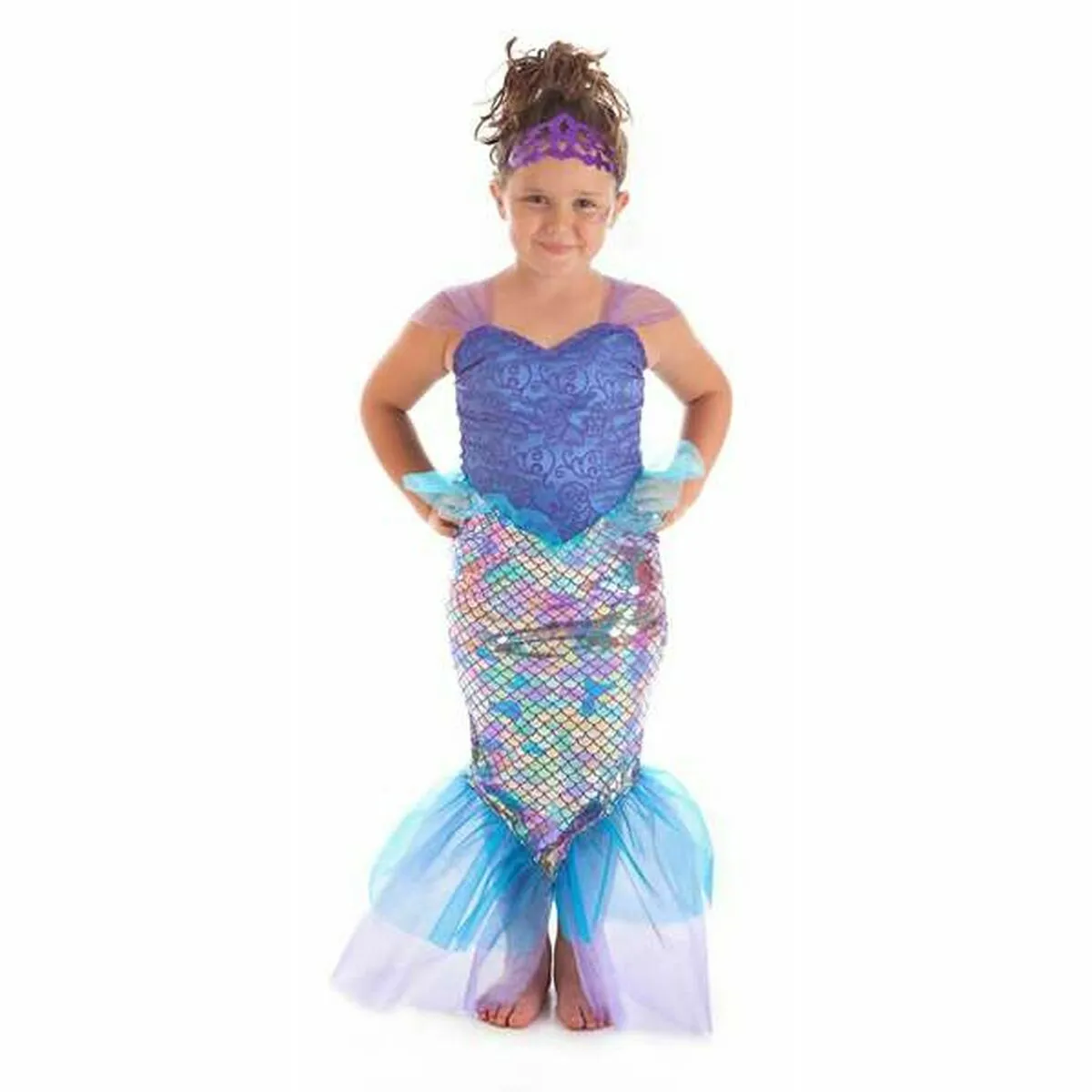 Costume per Bambini Sirena Lilla (2 Pezzi)