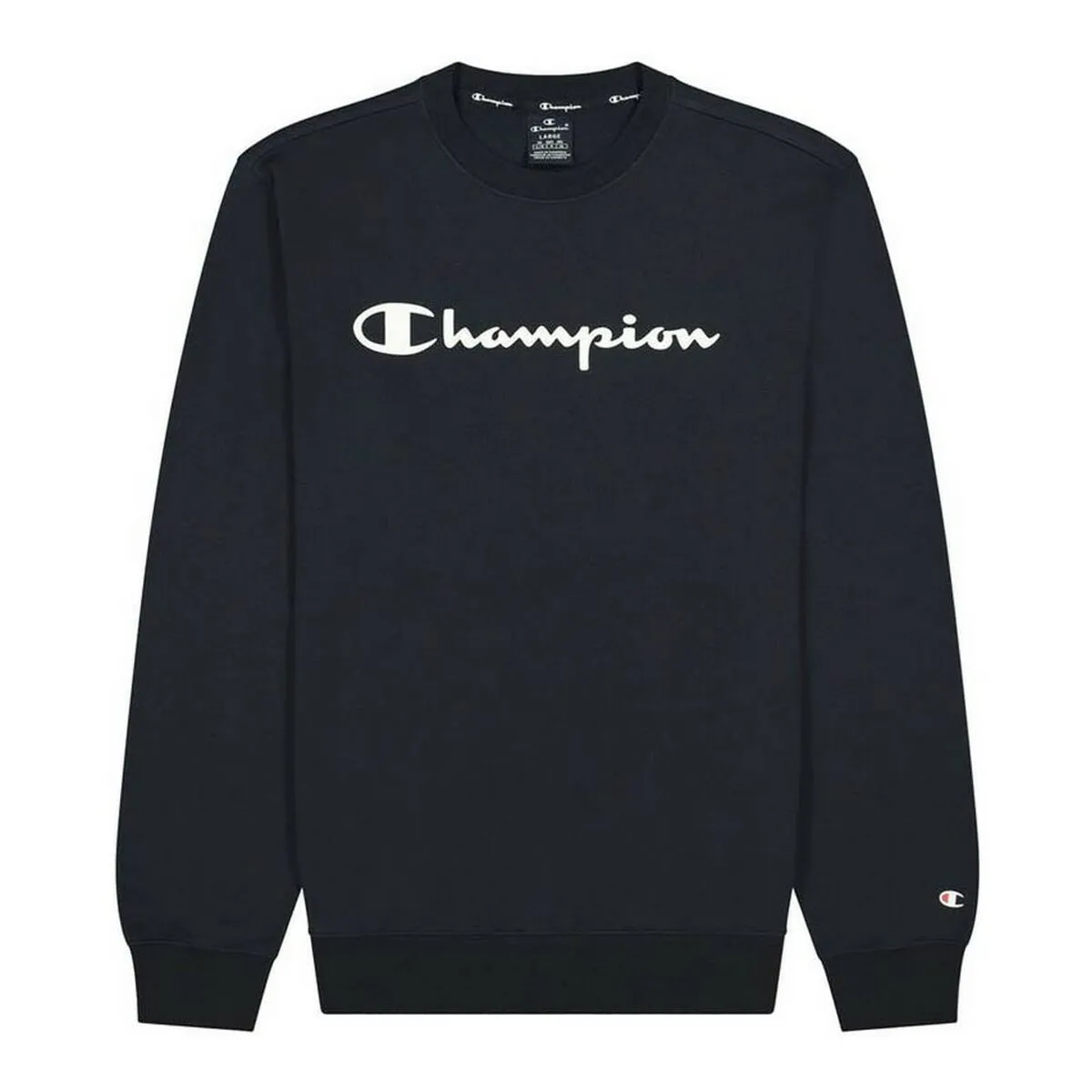 Felpa senza Cappuccio Uomo Champion Crewneck Blu scuro