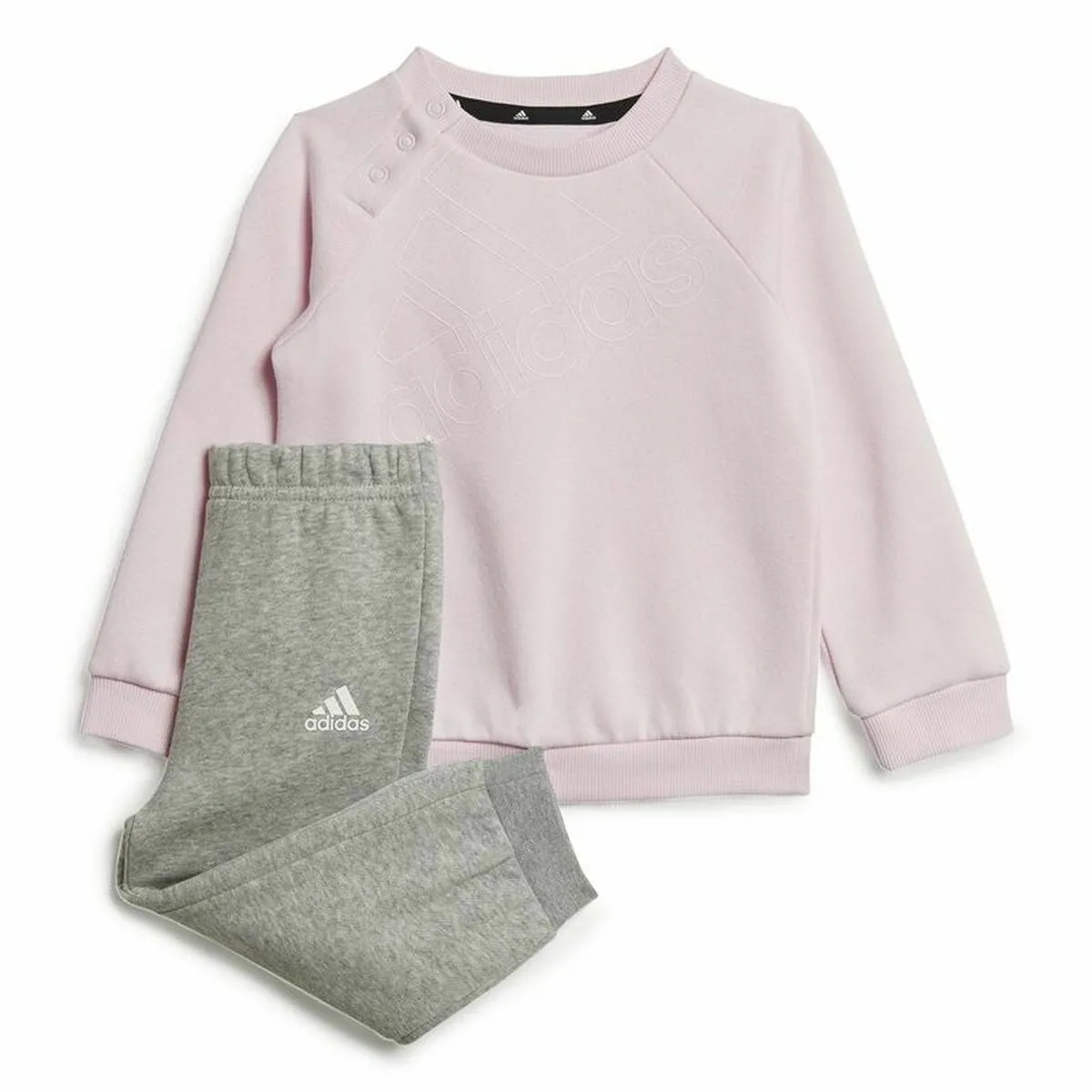 Completo Sportivo per Bambini Adidas Essentials Logo Rosa