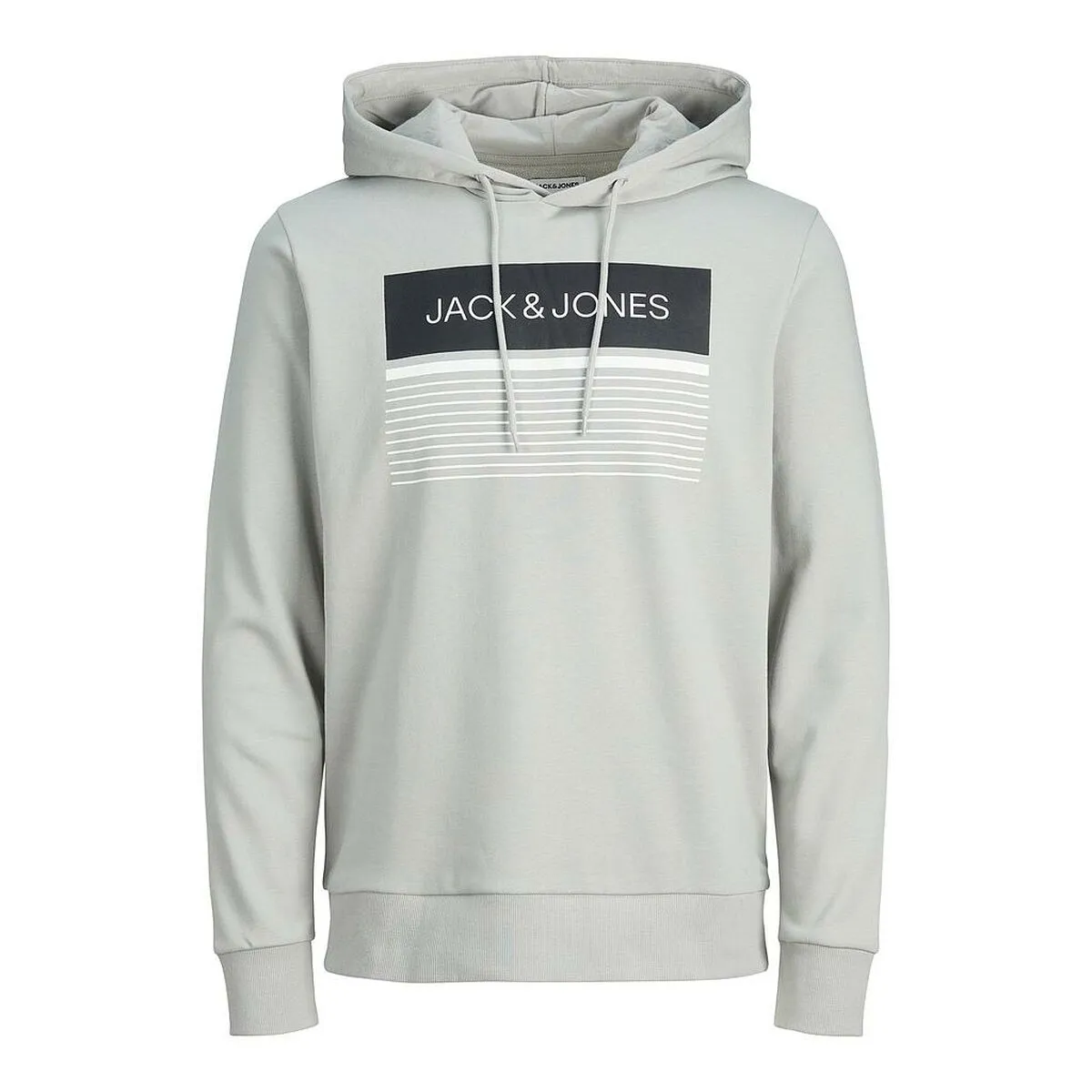 Felpa con Cappuccio Uomo  JJTRAVIS Jack & Jones 12223700 Verde