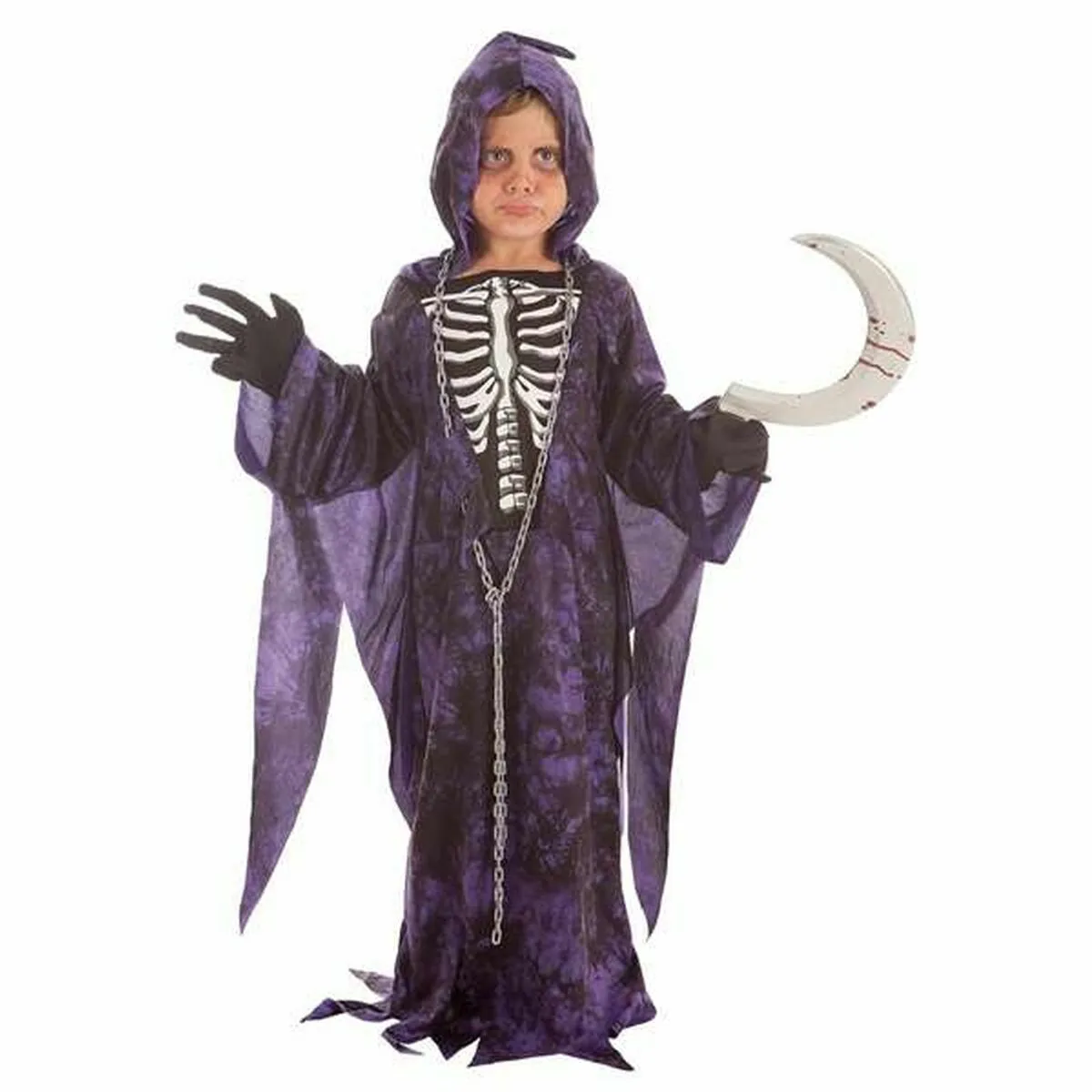 Costume per Bambini Reaper Tunica (3 Pezzi)