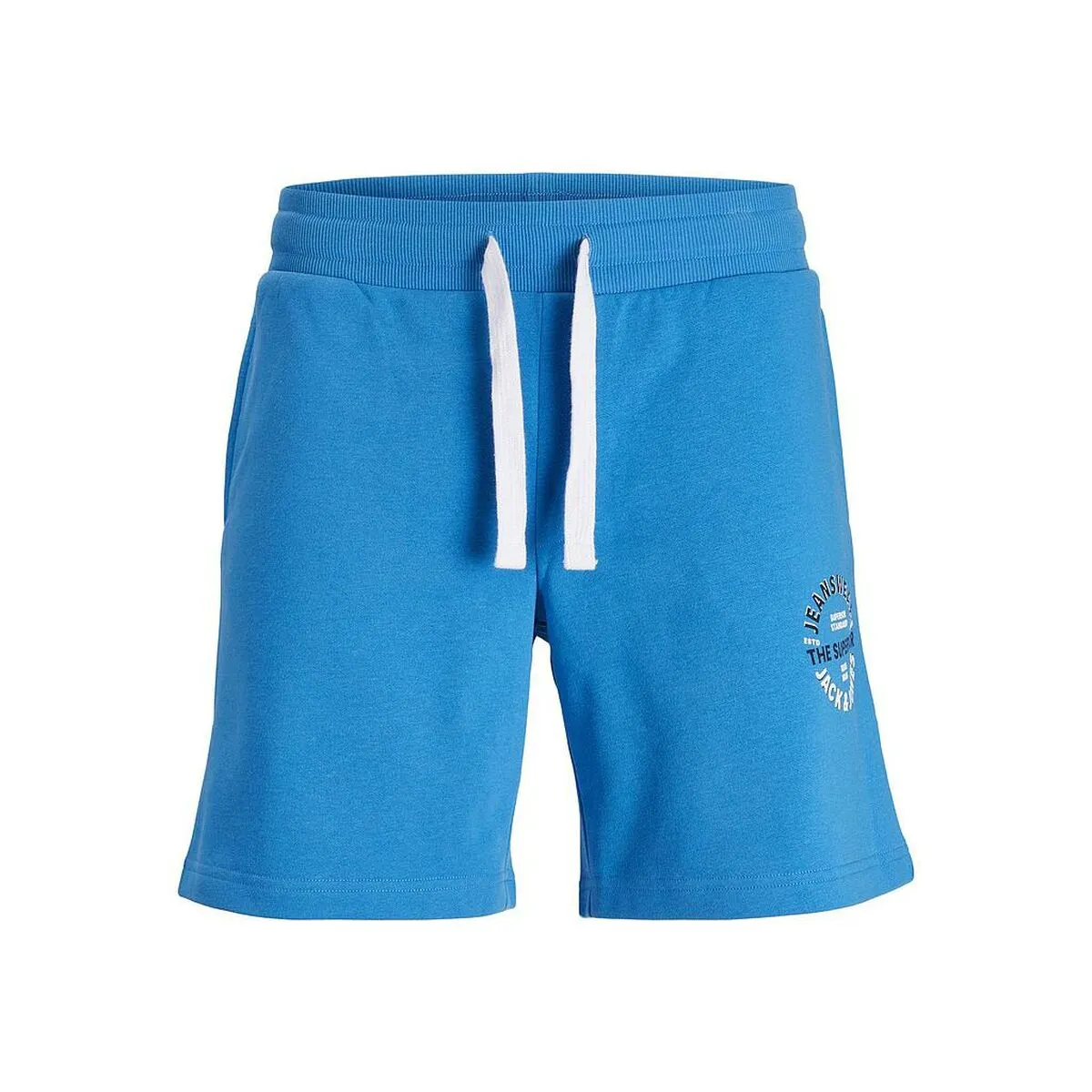 Pantaloni Corti Sportivi da Uomo Jack & Jones JPSTANDY SWEAT 12225087 Azzurro