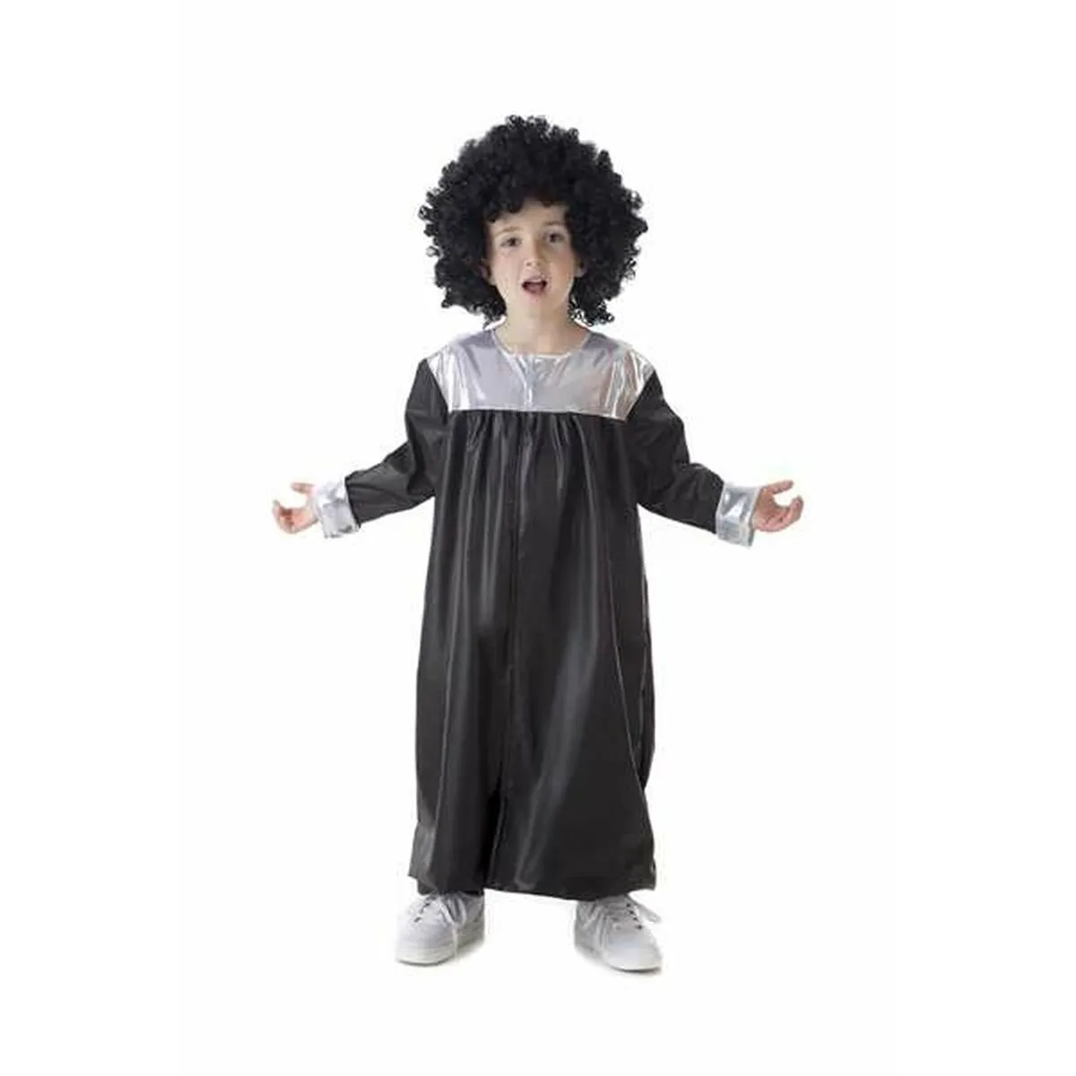 Costume per Bambini Gospel Argentato Nero (1 Pezzi)