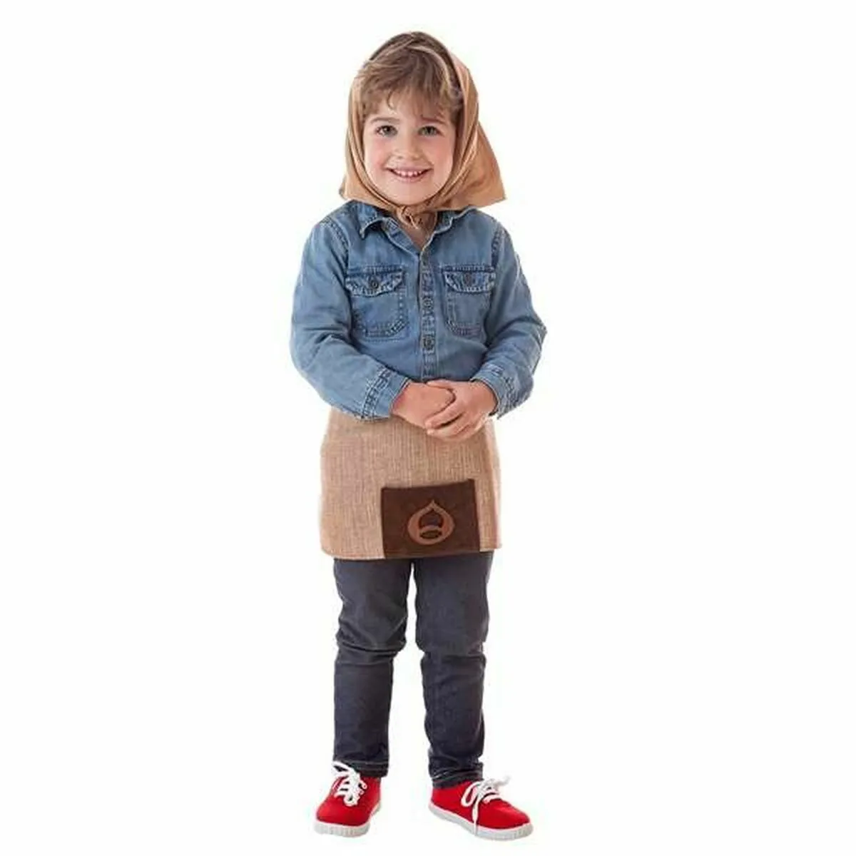 Costume per Bambini Cuoca Marrone Chiaro Marrone