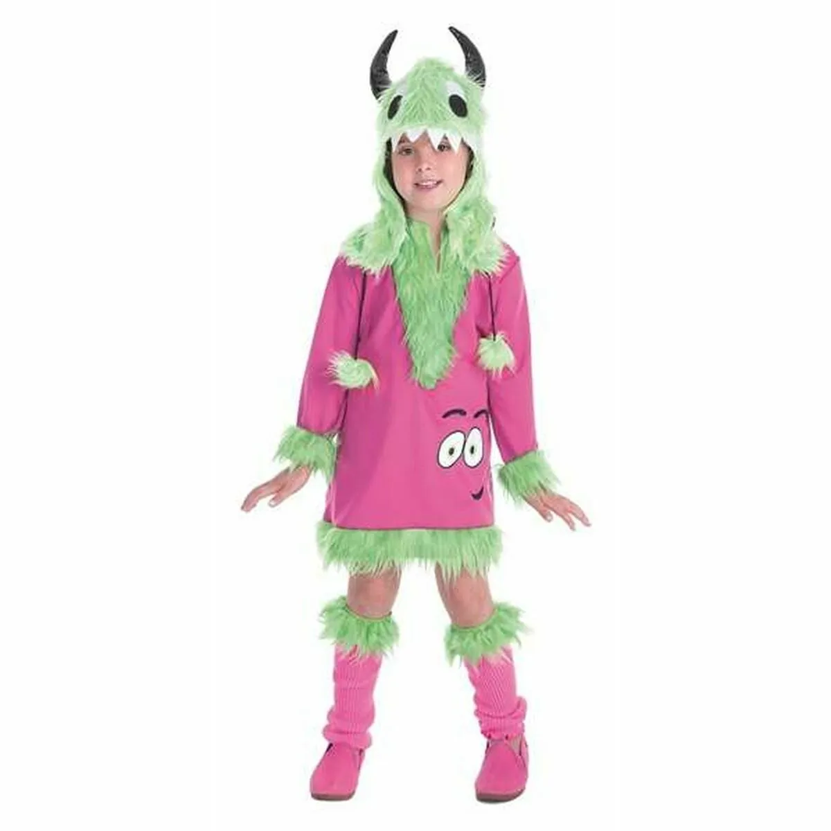 Costume per Bambini Verde Rosa Mostro