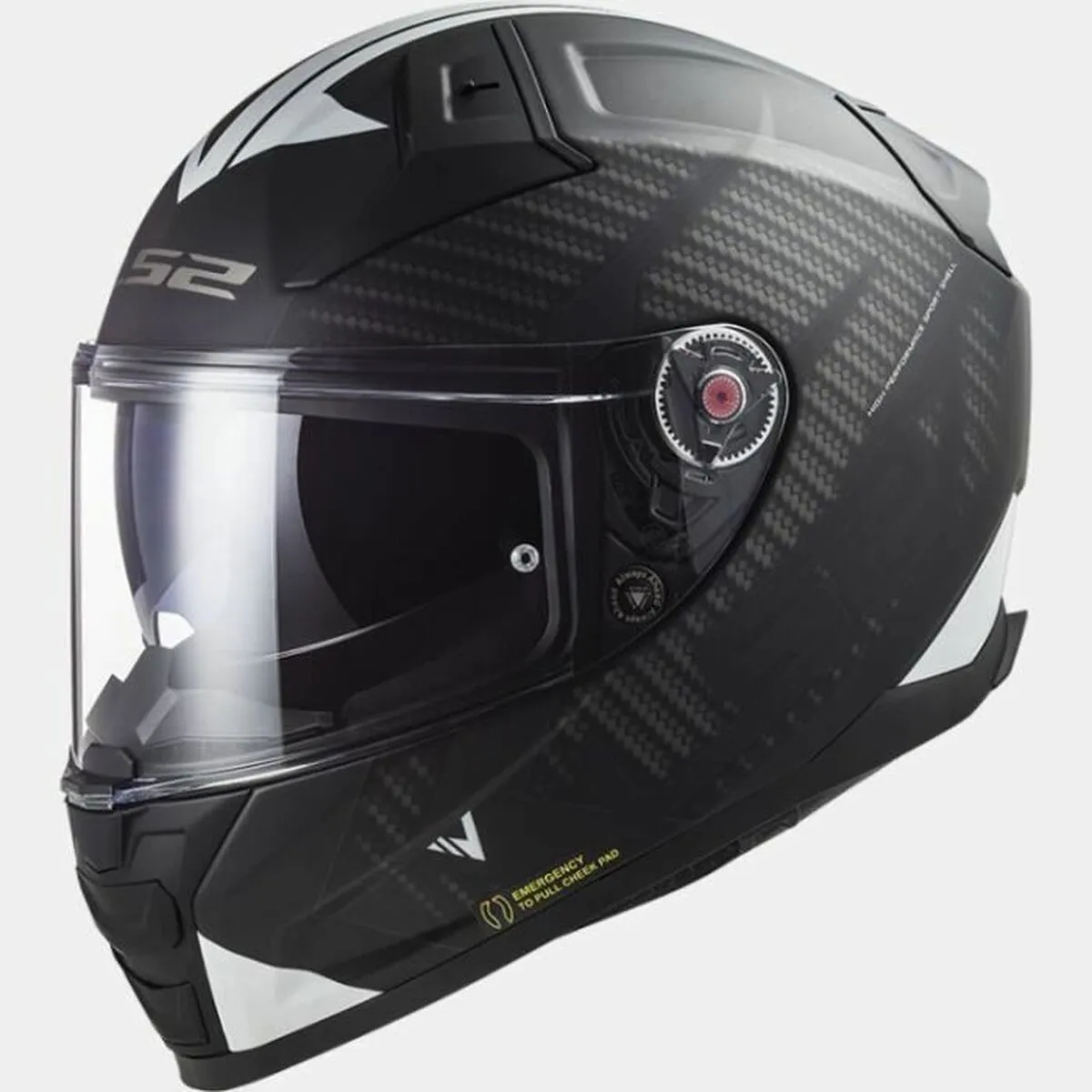 Casco Integrale LS2 LS2V2SBW Nero