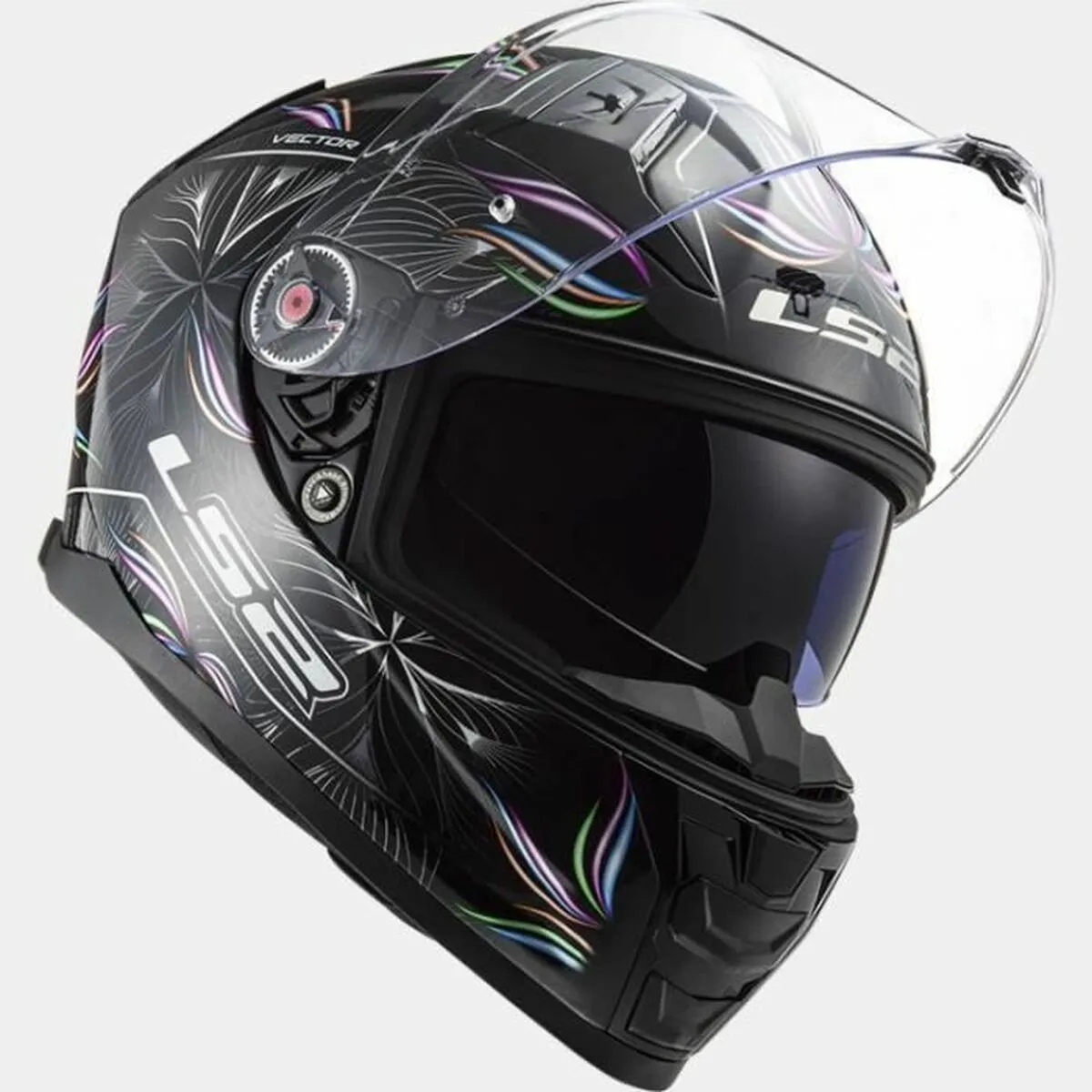 Casco Integrale LS2 LS2V2TBW Nero