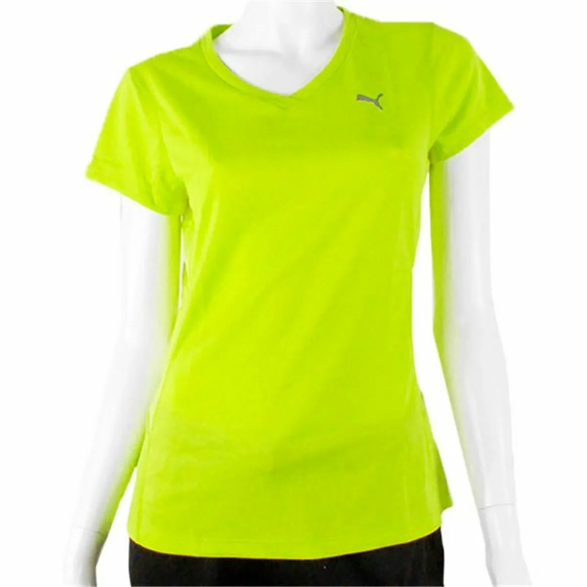 Maglia a Maniche Corte Donna Puma Spring  Lime Donna