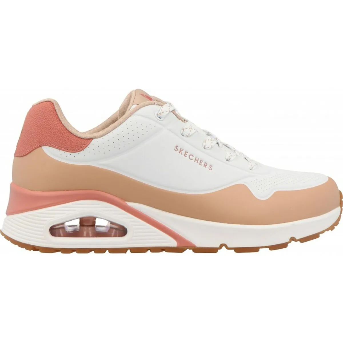 Scarpe Sportive da Donna Skechers UNO - POP 177121 WTAN Bianco