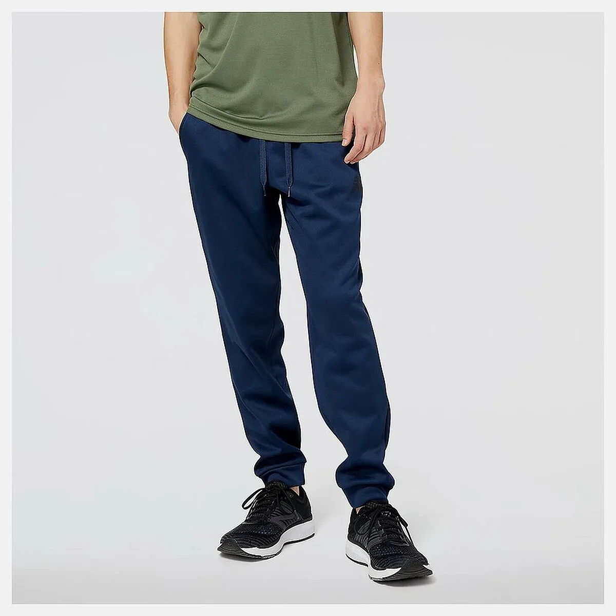 Pantalone per Adulti New Balance  TNCT FLC PNT MP23022 NGO  Uomo Blu Marino