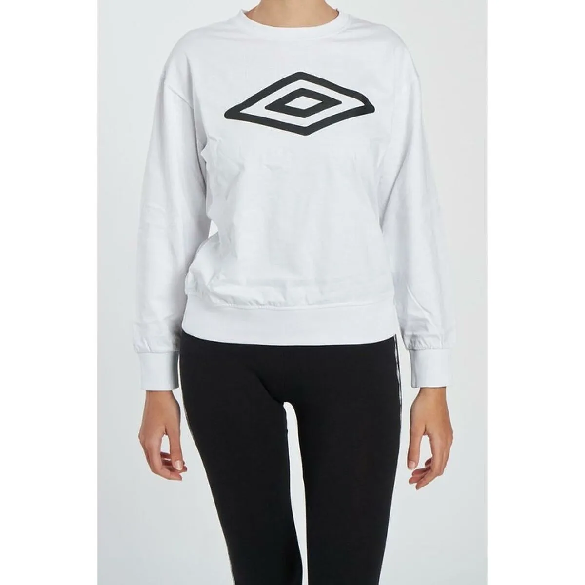 Felpa con Cappuccio Donna Umbro NORMA 72311I 001 Bianco