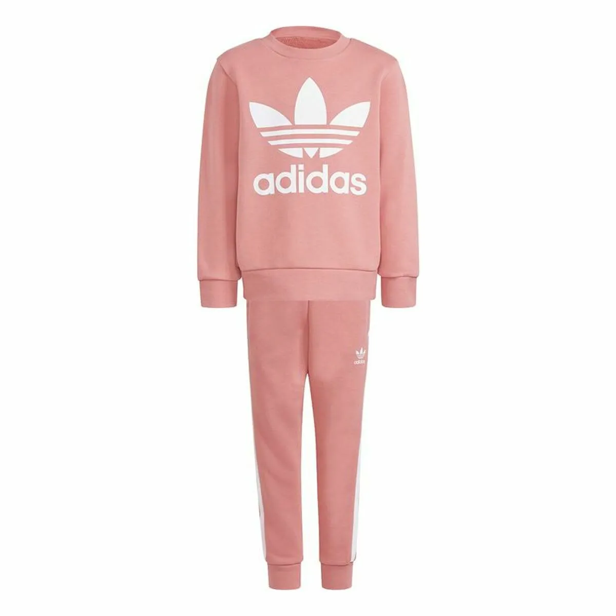 Completo Sportivo per Bambini Adidas Crew  Rosa