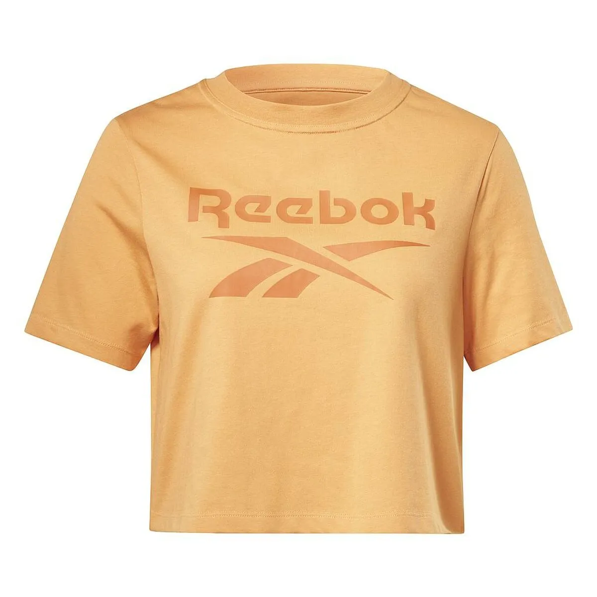 Maglia a Maniche Corte Donna Reebok  RI BL CROP TEE HT6206 Arancio