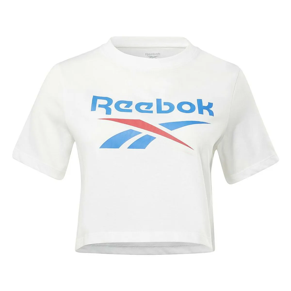 Maglia a Maniche Corte Donna Reebok  RI BL CROP TEE HT6207 Bianco