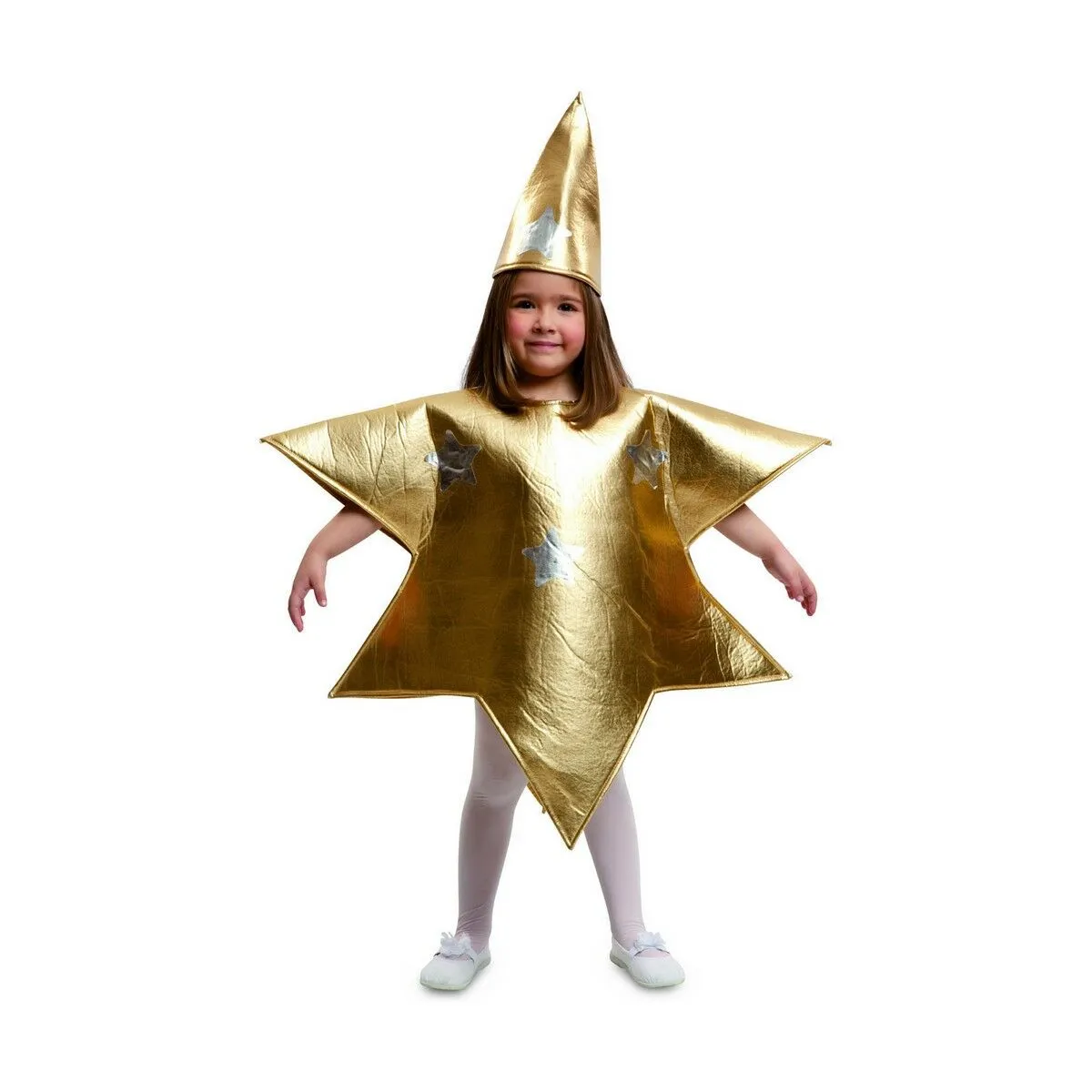 Costume per Bambini My Other Me Dorato Stella (2 Pezzi)