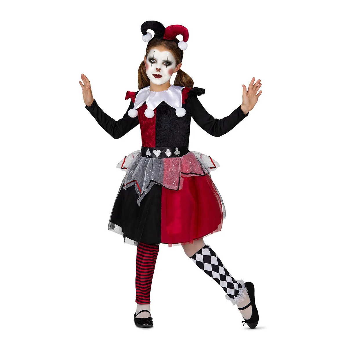 Costume per Bambini My Other Me Rosso Arlecchino (4 Pezzi)