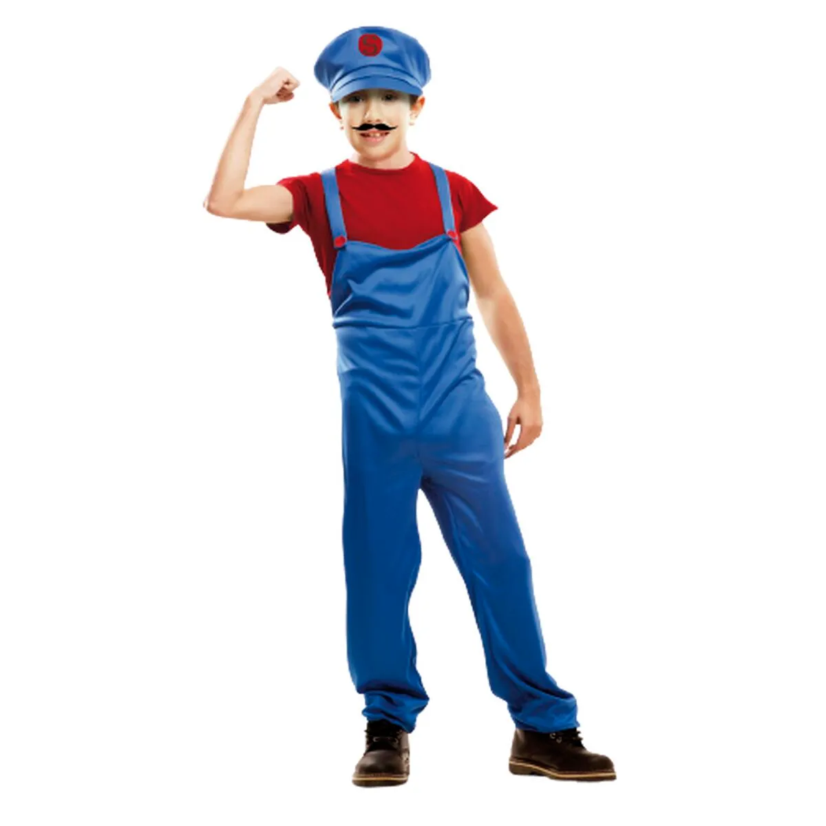 Costume per Bambini My Other Me Super Idraulico Rosso (3 Pezzi)