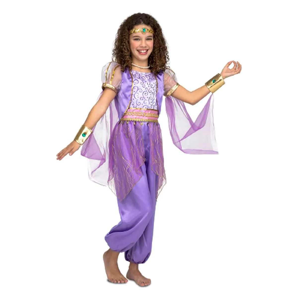 Costume per Bambini My Other Me Viola Principessa Araba (3 Pezzi)