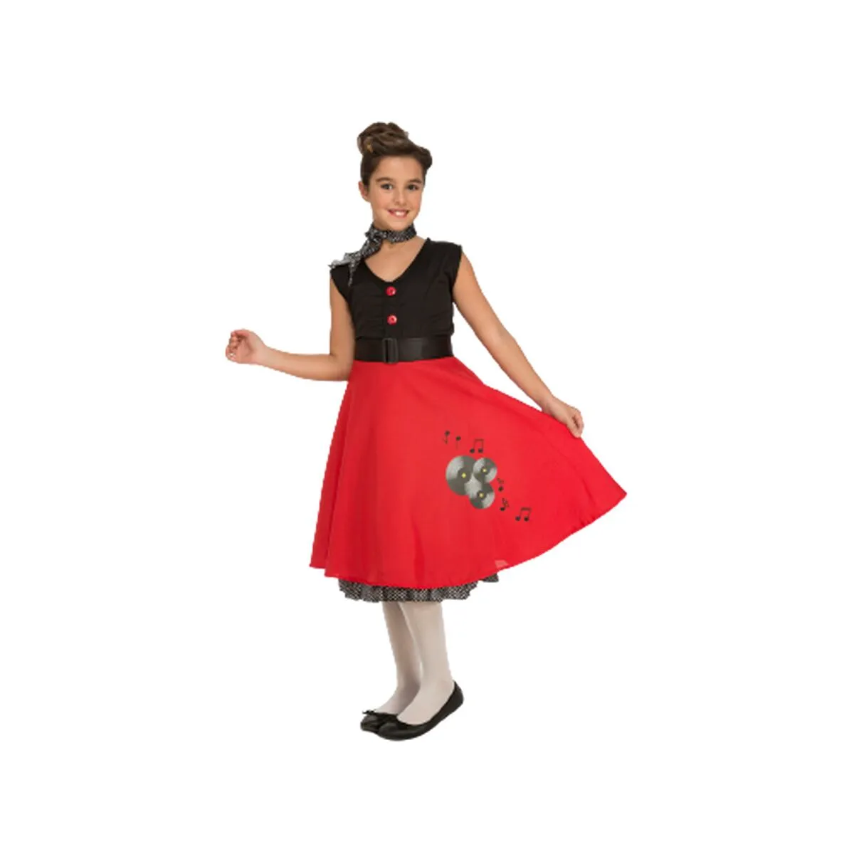 Costume per Bambini My Other Me Rosso Anni 50 (3 Pezzi)