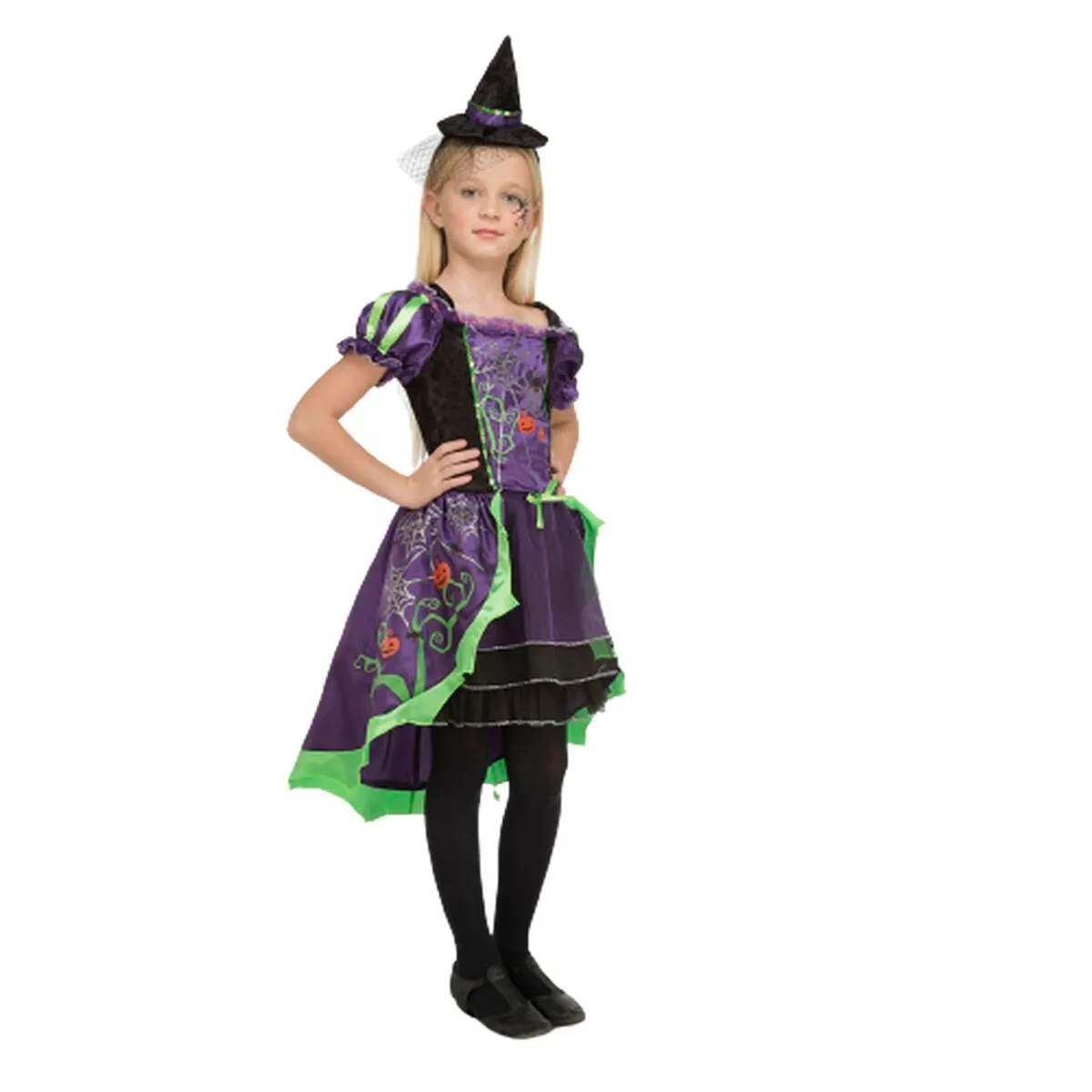 Costume per Bambini My Other Me Damisela Strega 5-6 Anni (2 Pezzi)