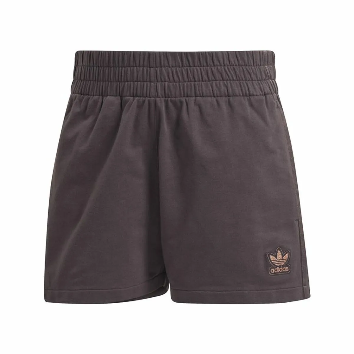 Pantaloncini Sportivi da Donna Adidas Originals 3 stripes Marrone