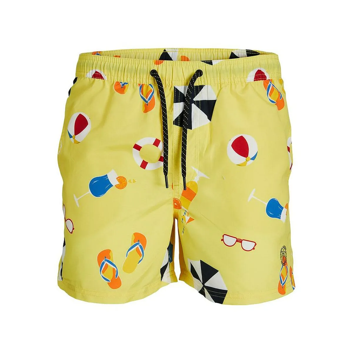 Costume da Bagno Uomo Jack & Jones  BIG PRINTS 12227754 Giallo